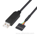 High quality USB to 6pin TTL Serial Cable